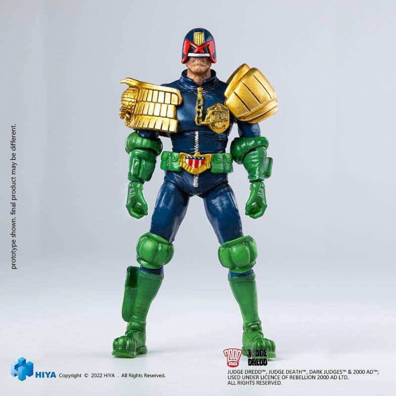 2000 AD Exquisite Mini Actionfigur 1/18 Judge Dredd Gaze Into The Fist of Dredd 10 cm - Smalltinytoystore