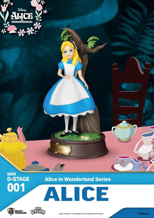 Alice im Wunderland Mini Diorama Stage PVC Statue Alice 10 cm - Smalltinytoystore