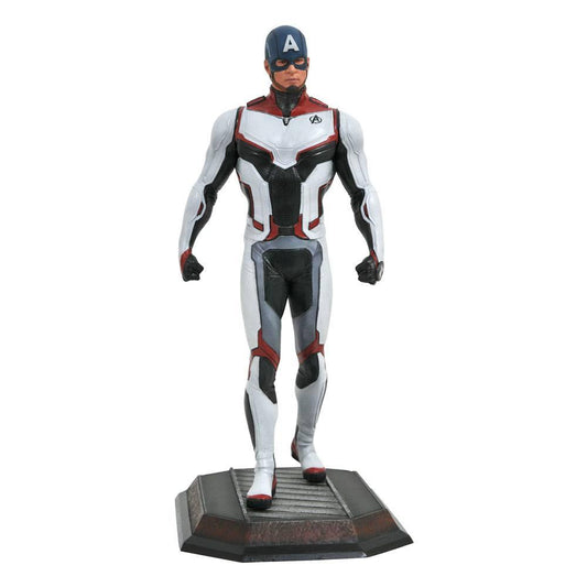 Avengers Endgame Marvel Movie Gallery PVC Statue Captain America (Team Suit) 23 cm - Smalltinytoystore