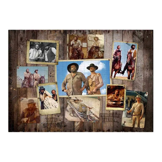 Bud Spencer & Terence Hill Puzzle Western Photo Wall (1000 Teile) - Smalltinytoystore