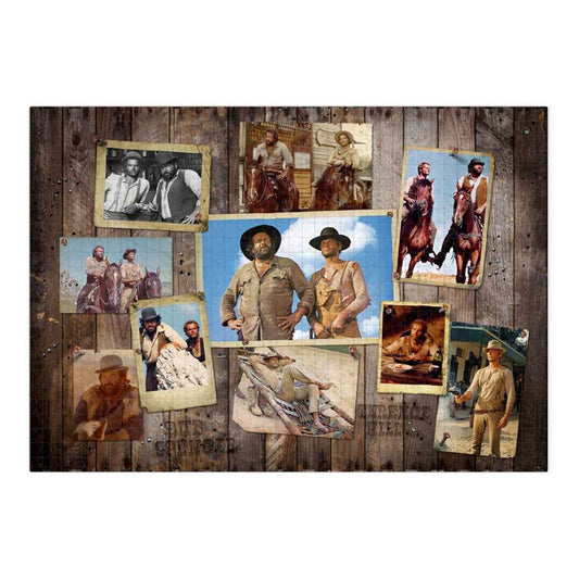 Bud Spencer & Terence Hill Puzzle Western Photo Wall (1000 Teile) - Smalltinytoystore
