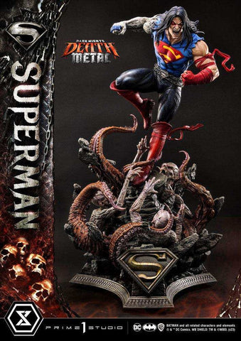 Dark Nights: Death Metal Statue 1/3 Death Metal Superman 94 cm - Smalltinytoystore