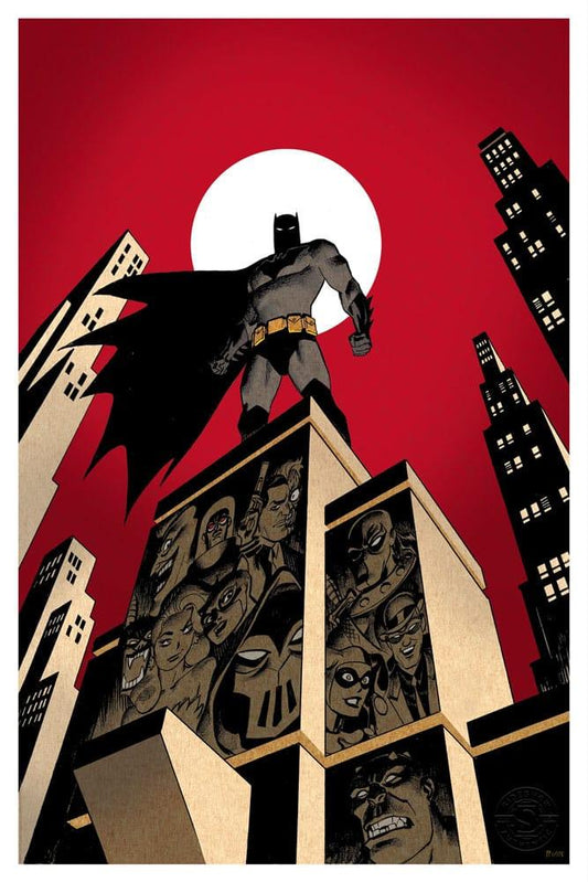 DC Comics Kunstdruck Batman: The Adventures Continue 41 x 61 cm - ungerahmt - Smalltinytoystore