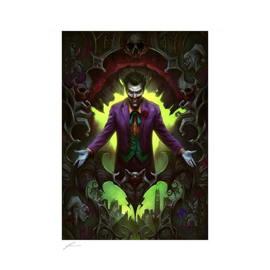 DC Comics Kunstdruck The Joker: Wild Card 46 x 61 cm - ungerahmt - Smalltinytoystore