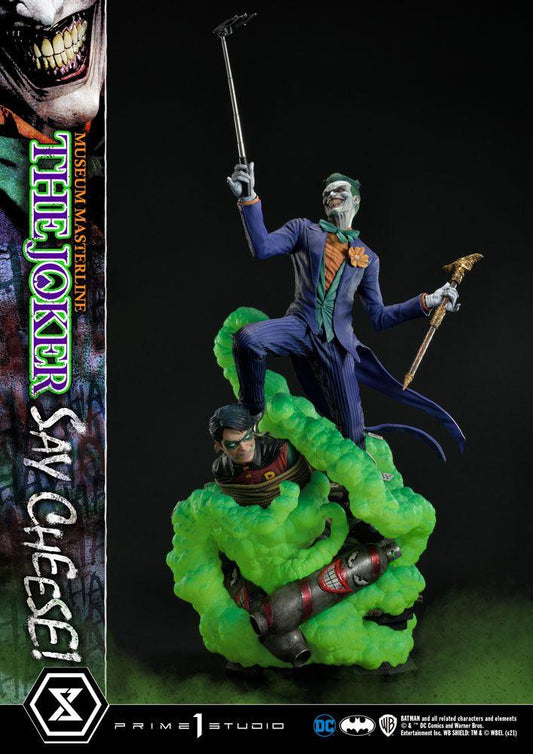 DC Comics Statue 1/3 The Joker Say Cheese 99 cm - Smalltinytoystore