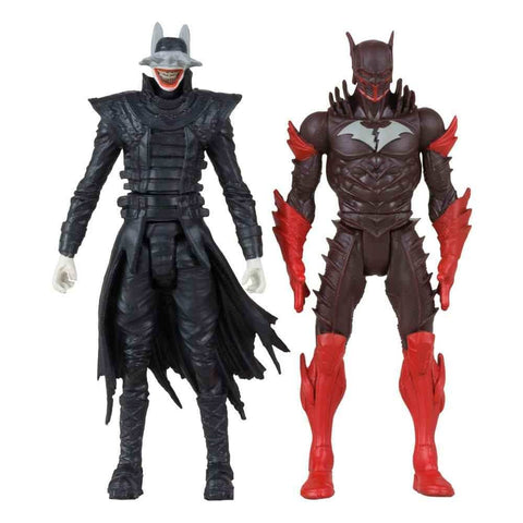 DC Direct Gaming Actionfiguren & Comic Batman Who Laughs & Red Death (Dark Nights Metal #1) 8 cm - Smalltinytoystore