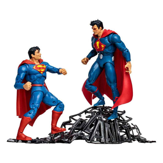 DC Multiverse Multipack Actionfigur Superman vs Superman of Earth-3 (Gold Label) 18 cm - Smalltinytoystore