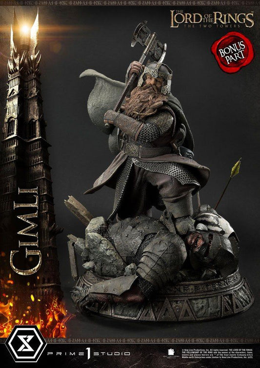 Der Herr der Ringe: Die zwei Türme Statue 1/4 Gimli Bonus Version 56 cm - Smalltinytoystore