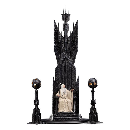 Der Herr der Ringe Statue 1/6 Saruman the White on Throne 110 cm - Smalltinytoystore