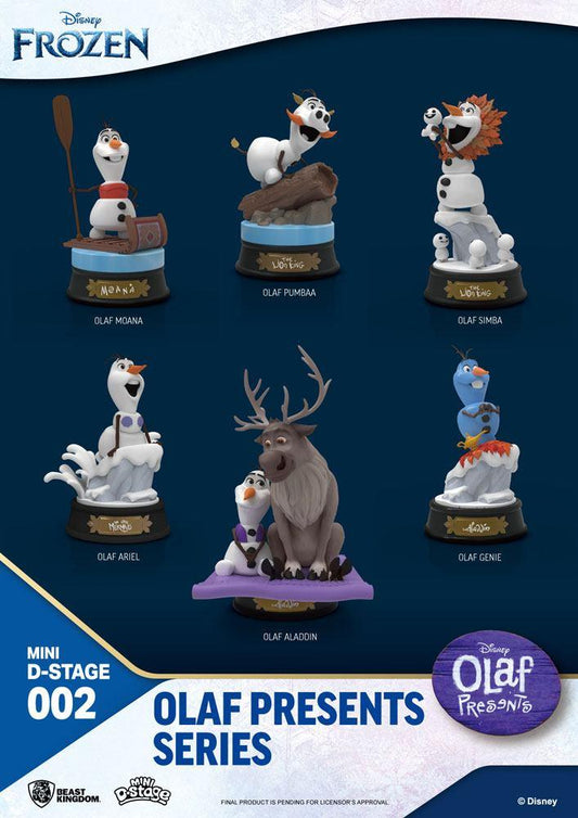 Die Eiskönigin Mini Diorama Stage Statuen 6-er Pack Olaf Presents 12 cm - Smalltinytoystore