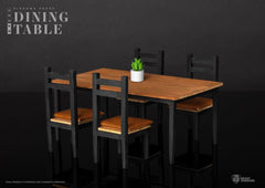 Diorama Props Series Zubehör-Set Dining Table Set - Smalltinytoystore