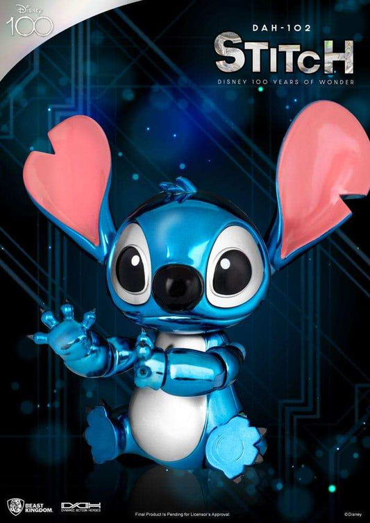 Disney 100 Years of Wonder Dynamic 8ction Heroes Actionfigur 1/9 Stitch (Lilo & Stitch) 16 cm - Smalltinytoystore