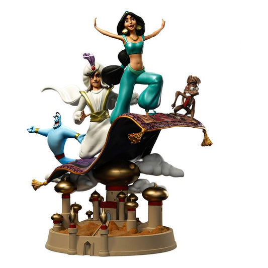 Disney Deluxe Art Scale Statue 1/10 Aladdin and Yasmine 30 cm - Smalltinytoystore