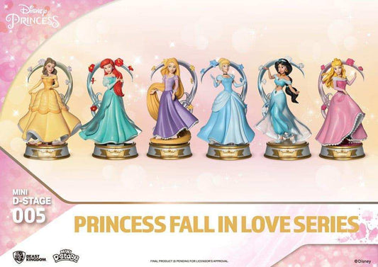 Disney Mini Diorama Stage Statuen Princess Fall In Love Series 12 cm Sortiment (6) - Smalltinytoystore