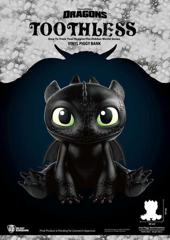 Drachenzähmen leicht gemacht Piggy Vinyl Spardose Toothless 34 cm - Smalltinytoystore