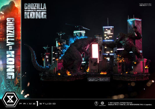 Godzilla vs. Kong Diorama Godzilla vs. Kong Final Battle 80 cm - Smalltinytoystore