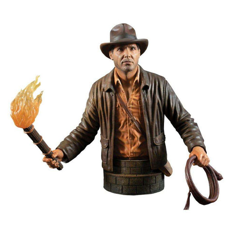 Indiana Jones: Jäger des verlorenen Schatzes Büste 1/6 Indiana Jones Variant SDCC 2023 Exclusive 15 cm - Smalltinytoystore