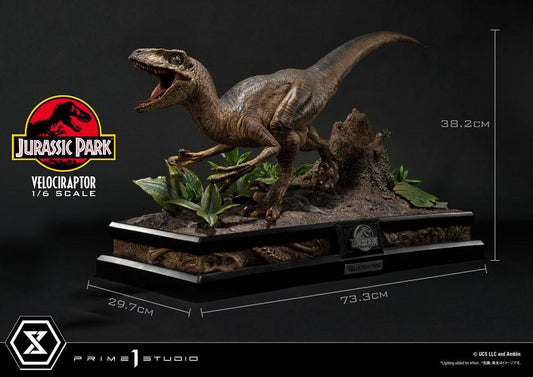 Jurassic Park Legacy Museum Collection Statue 1/6 Velociraptor Attack 38 cm - Smalltinytoystore