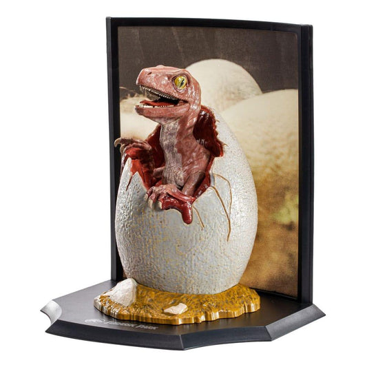 Jurassic Park Toyllectible Treasure Statue Raptor Egg Life Finds A Way 12 cm - Smalltinytoystore