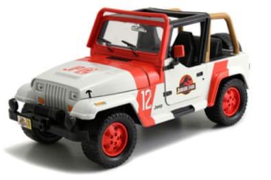 Jurassic World Diecast Modell 1/24 1992 Jeep Wrangler - Smalltinytoystore