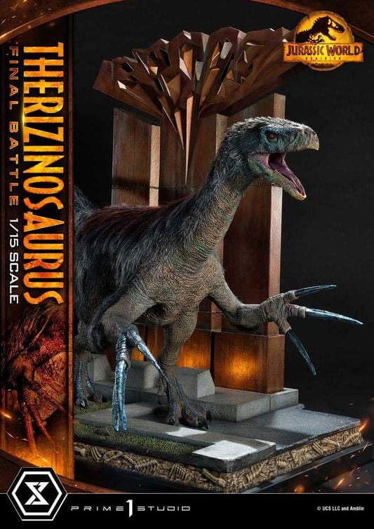 Jurassic World: Ein neues Zeitalter Legacy Museum Collection Statue 1/15 Therizinosaurus Final Battle Bonus Version 55 cm - Smalltinytoystore
