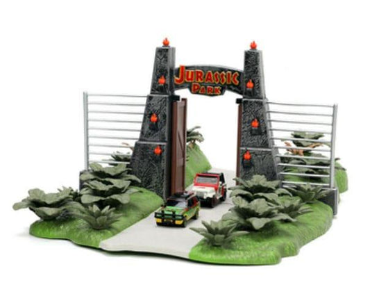 Jurassic World Nano Metalfigs Nano Scene Diorama The Gate - Smalltinytoystore