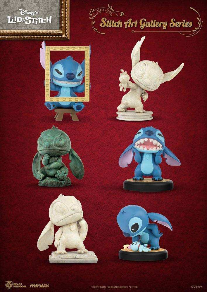 Lilo & Stitch Mini Egg Attack Figuren 8 cm Sortiment Stitch Art Gallery Series (6) - Smalltinytoystore