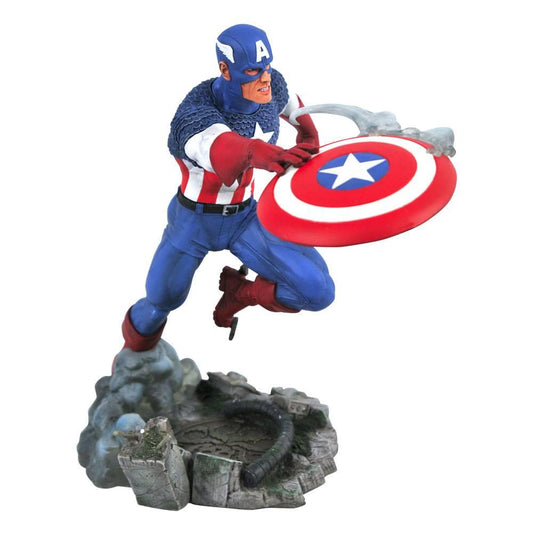 Marvel Comic Gallery Vs. PVC Statue Captain America 25 cm - Smalltinytoystore