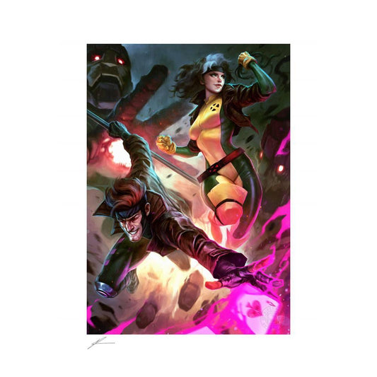 Marvel Kunstdruck Gambit & Rogue 46 x 61 cm - ungerahmt - Smalltinytoystore