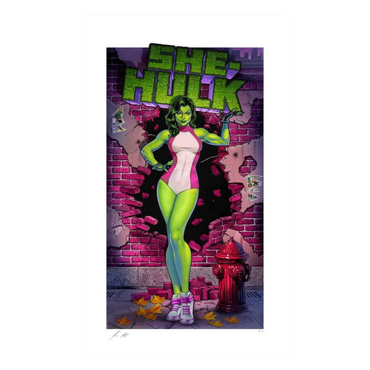 Marvel Kunstdruck She-Hulk 46 x 61 cm - ungerahmt - Smalltinytoystore