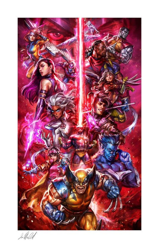 Marvel Kunstdruck The X-Men vs Magneto 46 x 71 cm - ungerahmt - Smalltinytoystore