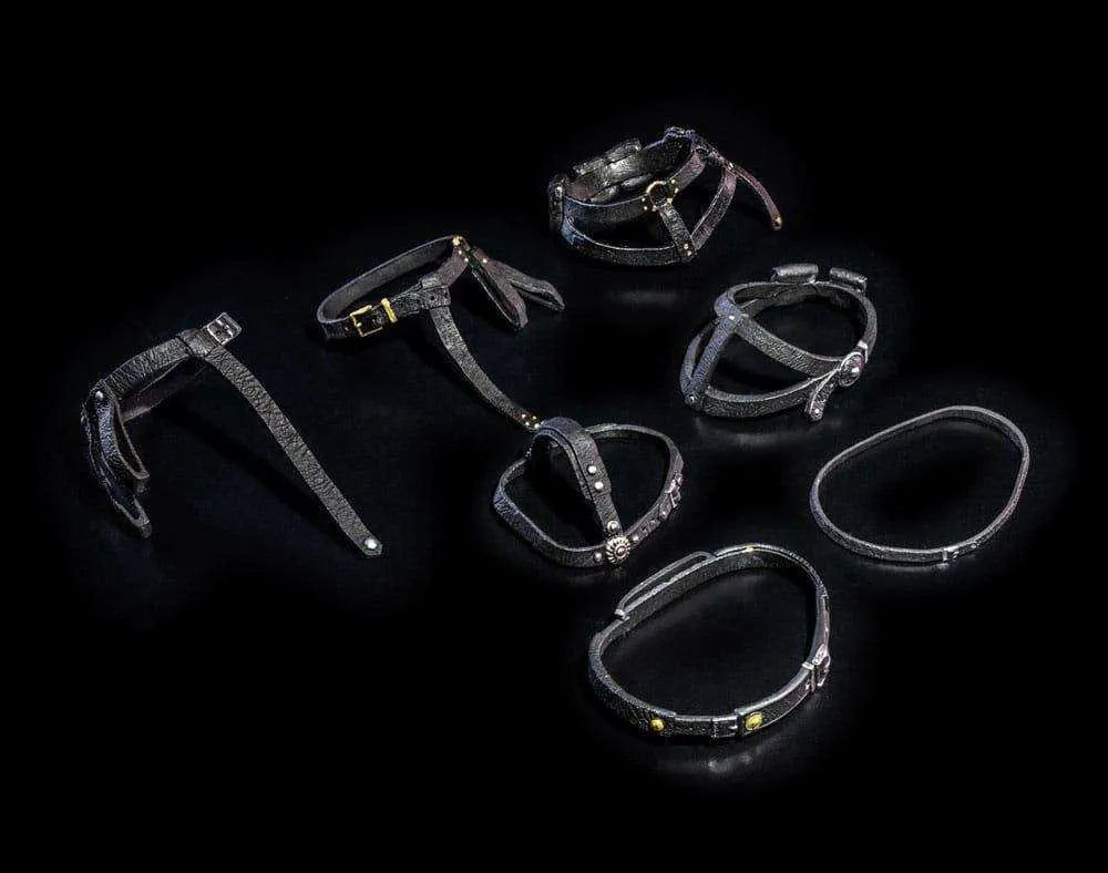 Mythic Legions: All Stars 6 Zubehör-Set für Actionfiguren Belts Pack (Black) - Smalltinytoystore