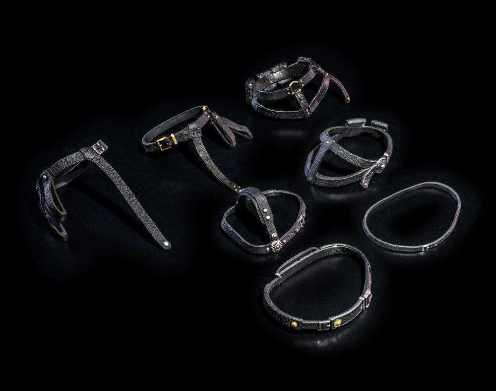 Mythic Legions: All Stars 6 Zubehör-Set für Actionfiguren Belts Pack (Black) - Smalltinytoystore