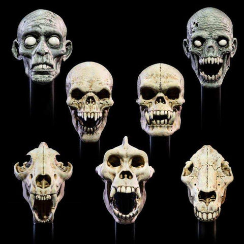 Mythic Legions: All Stars 6 Zubehör-Set für Actionfiguren Undead Heads Pack - Smalltinytoystore