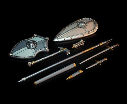 Mythic Legions: Necronominus Zubehör-Set für Actionfiguren Knights of Earthyron Weapons Pack - Smalltinytoystore