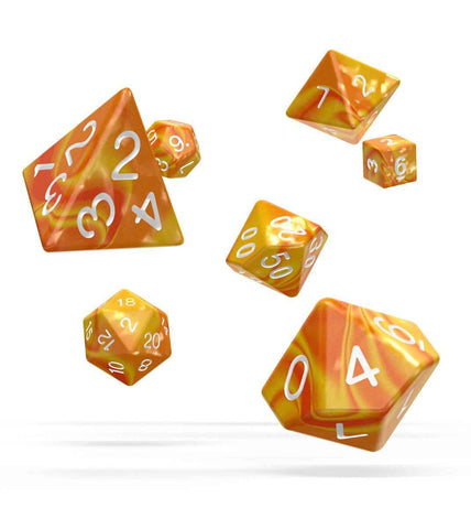 Oakie Doakie Dice Würfel RPG-Set Gemidice - Sunstone (7) - Smalltinytoystore