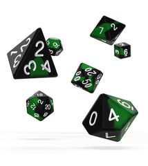 Oakie Doakie Dice Würfel RPG-Set Glow in the Dark - Biohazard (7) - Smalltinytoystore