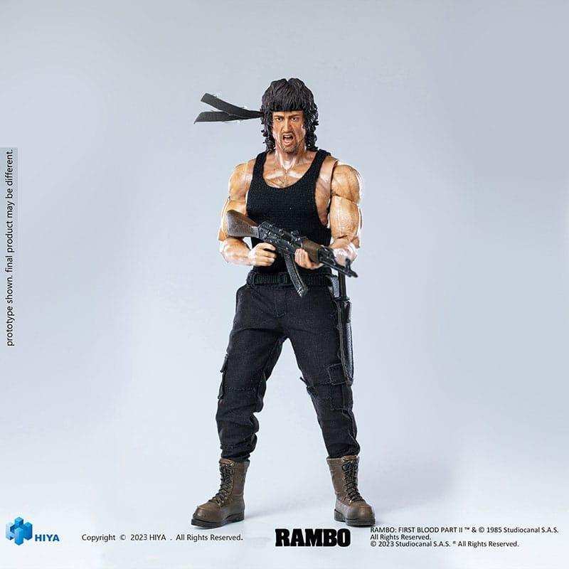 Rambo Exquisite Super Series Actionfigur 1/12 First Blood II John Rambo 16 cm - Smalltinytoystore