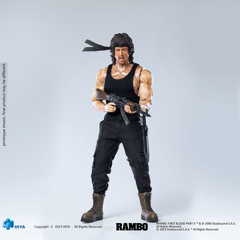 Rambo Exquisite Super Series Actionfigur 1/12 First Blood II John Rambo 16 cm - Smalltinytoystore