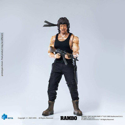 Rambo Exquisite Super Series Actionfigur 1/12 First Blood II John Rambo 16 cm - Smalltinytoystore