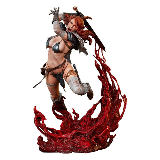 Red Sonja Premium Format Statue Red Sonja: A Savage Sword 58 cm - Smalltinytoystore