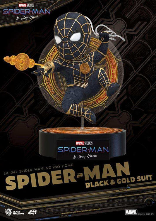 Spider-Man: No Way Home Egg Attack Figur Spider-Man Black & Gold Suit 18 cm - Smalltinytoystore