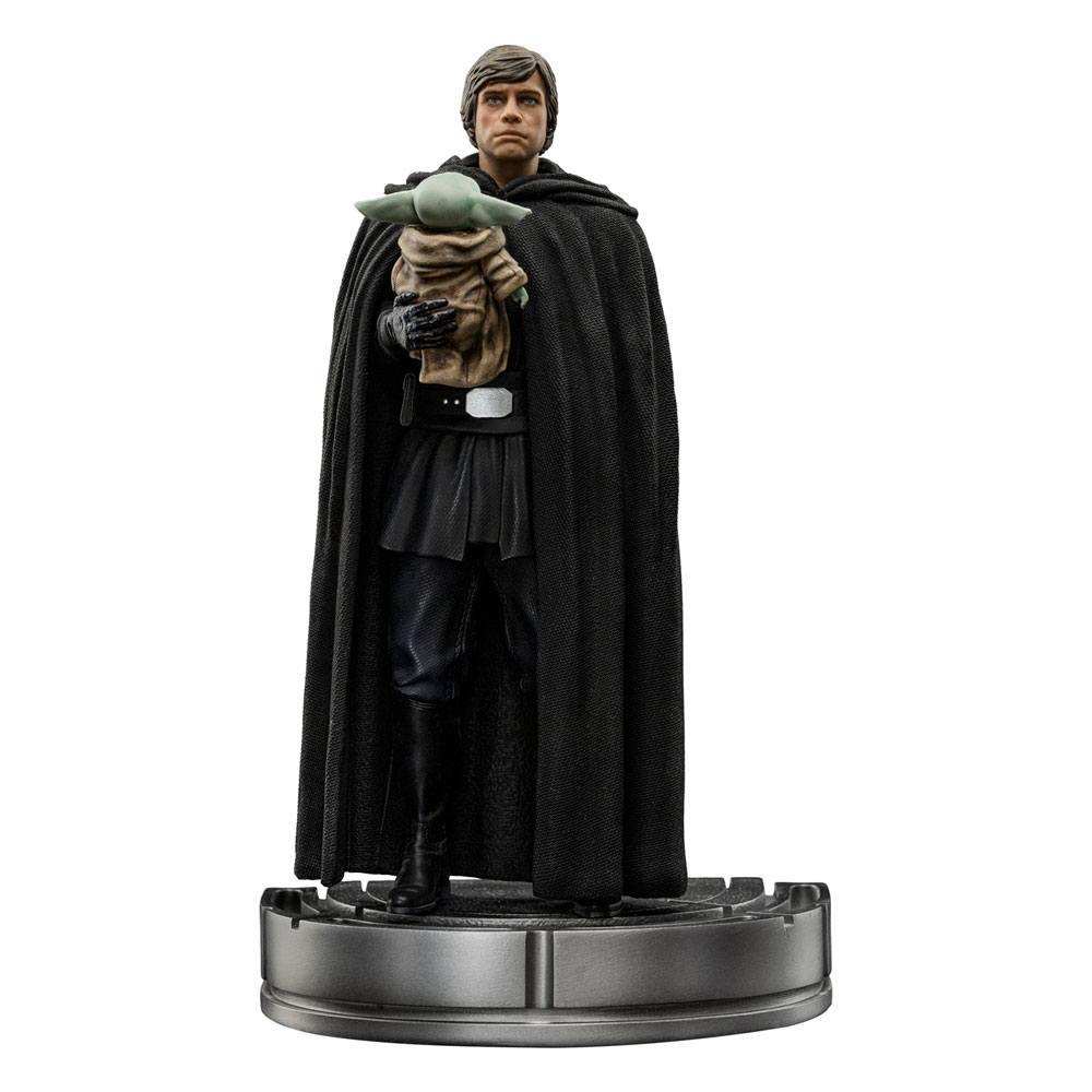 Star Wars The Mandalorian Art Scale Statue 1/10 Luke Skywalker und Grogu 21 cm - Smalltinytoystore