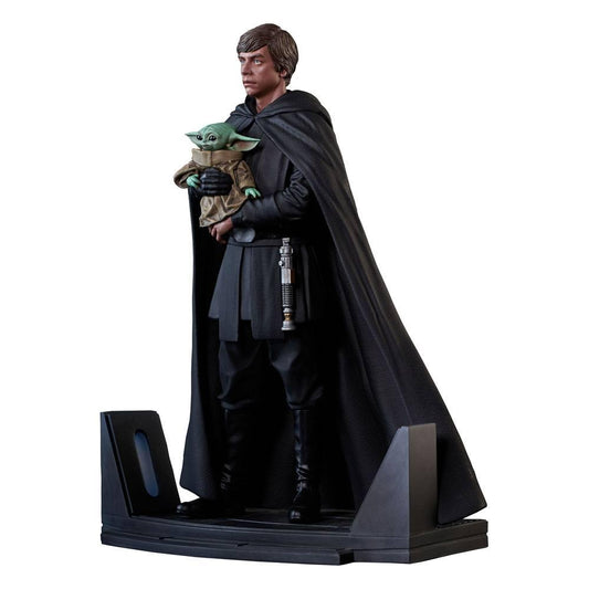 Star Wars: The Mandalorian Premier Collection Statue 1/7 Luke Skywalker & Grogu 25 cm - Smalltinytoystore