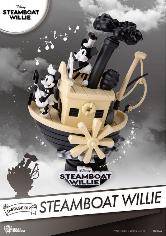 Steamboat Willie D-Stage PVC Diorama Micky & Minnie 15 cm - Smalltinytoystore