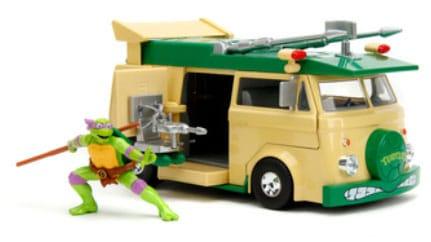 Teenage Mutant Ninja Turtles Diecast Modell 1/24 Donatello & Party Wagon - Smalltinytoystore