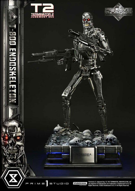 Terminator 2 Museum Masterline Series Statue 1/3 Judgment Day T800 Endoskeleton Deluxe Bonus Version 74 cm - Smalltinytoystore