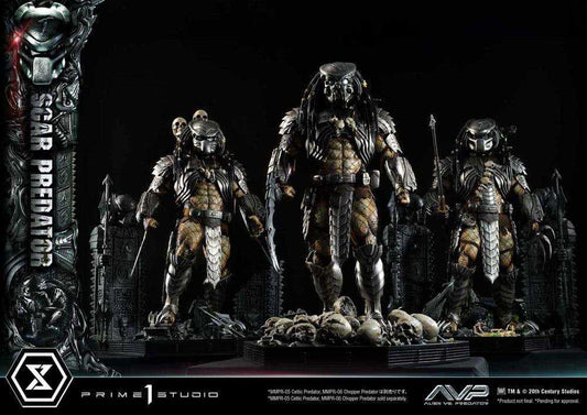 The Alien vs. Predator Museum Masterline Series Statue 1/3 Scar Predator 93 cm - Smalltinytoystore