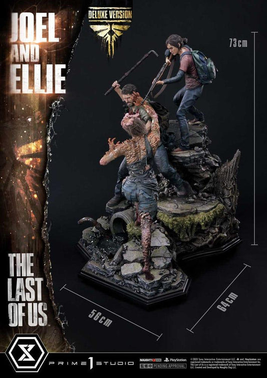 The Last of Us Part I Ultimate Premium Masterline Series Statue Joel & Ellie Deluxe Bonus Version (The Last of Us Part I) 73 cm - Smalltinytoystore