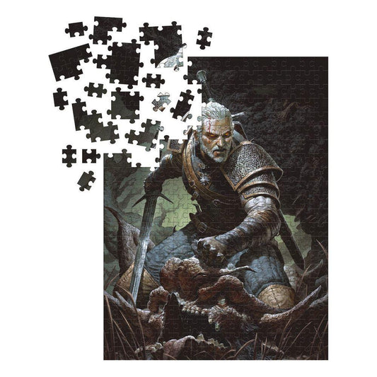 The Witcher 3 Wild Hunt Puzzle Geralt - Trophy - Smalltinytoystore